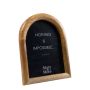 Bilderrahmen aus Mangoholz HILDOR, Bogen Form, braun, 19,5x15x2cm