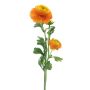 Künstliche Blume Ranunkel PROTO, orange-gelb, 65cm