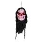 Halloween Deko Blut Totenkopf FRANKY, hängend, Soundfunktion, LED, 80cm
