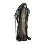 Halloween Dekofigur Hexe MECHTHILD mit Stock, Sound- Bewegungsfunktion, LEDs, 160cm
