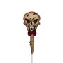 Halloween Deko Totenkopf Bodenstecker LUMPY, LEDs, 87cm