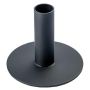 Metall Kerzenständer HILARIUS für Stabkerzen bis 2,5cm, schwarz, 8cm, Ø6cm