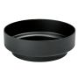 Kerzenhalter Stumpenkerze FLORIDUS aus Metall, für Kerzen bis Ø7cm schwarz, 3,5cm, Ø8,8cm