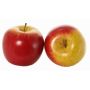 Künstlicher Apfel ADALBERO, rot-gelb, Ø8cm