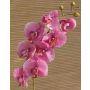 Kunstzweig Phalaenopsis Orchidee RICKY, pink, 95cm, Ø7-11cm