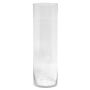 Bodenvase Zylinder SANSA OCEAN, Glas, klar, 50cm, Ø15cm