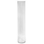 Glas Bodenvase Zylinder SANSA OCEAN, klar, 80cm, Ø14,9cm