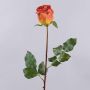 Kunst Rose OPHELIE, orange-gelb, 85cm, Ø7cm