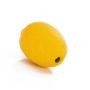 Plastik Zitrone CANA, gelb, 7cm, Ø5cm