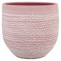 Keramiktopf DOMANO, gesprenkelt, rosa, 32cm, Ø35cm