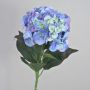 Kunstblume Hortensie ANGELINA, blau-violett, 70cm, Ø23cm