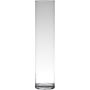 Glas Boden Vase Zylinder SANYA EARTH, klar, 50cm, Ø9cm