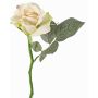 Kunst Rose ELLI, creme-rosa, 30cm, Ø6,5cm