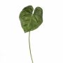 Dekoblatt Anthurium LUVINA, grün, 65cm
