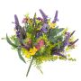 Deko Sommerstrauß ERIFE Lavendel Butterblume, bunt, 25cm, Ø20cm