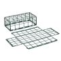OASIS® Kunststoff Blumenstecknetz für Steckschaum, 20 Stück, grün, 23x11x8cm