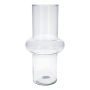 Glas Vase ELSABEA, recycelt, klar, 31cm, Ø15,1cm