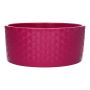 Schale FERDINANTA mit Muster, Keramik, pink-matt, 9cm, 18,5cm