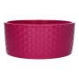 Schale FERDINANTA mit Muster, Keramik, pink-matt, 10,1cm, 22,5cm