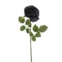 Kunstrose BRUNETTE, schwarz, 70cm, Ø11cm