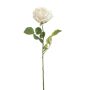 Kunstrose BRUNETTE, weiß, 70cm, Ø11cm