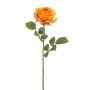 Kunstrose BRUNETTE, orange, 70cm, Ø11cm