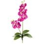 Kunst Phalaenopsis Orchidee MORLEK, Steckstab, Wurzeln, pink, 60cm