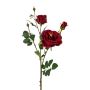 Kunstblumen Zweig Rose FRALGO, rot, 60cm, Ø3-10cm