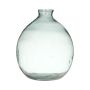 Flaschenvase JOHANNAH, recycelt, klar, 55cm, Ø46cm, 54L