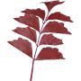 Künstliches Palmenblatt Fischschwanzpalme MANDEW, rubinrot, 80cm