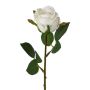 Plastikblume Rose EMBERY, weiß, 45cm, Ø6cm