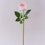 Rose künstlich MARNUK, hellrosa, 60cm, Ø9cm