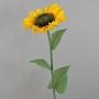Sonnenblume künstlich EDSINA, gelb-orange, 110cm, Ø24cm