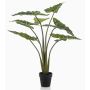 Künstliche Pflanze Alocasia Sanderiana MUNAY im Dekotopf, grün, 100cm