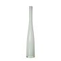 Schlanke Glas Flaschenvase NASTASYA, weiß, 54cm, Ø9cm