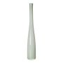 Schlanke Glas Flaschenvase NASTASYA, weiß, 60cm, Ø10cm