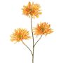 Deko Zweig Chrysantheme LASDIM, ockergelb, 75cm, Ø11cm