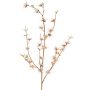Deko Zweig Zaubernuss XYLA, Blüten, creme-rot, 120cm, Ø5cm