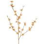 Deko Zweig Zaubernuss XYLA, Blüten, orange-gelb, 120cm, Ø5cm