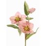 Deko Zweig Christrose SUNMYN, rosa, 55cm, Ø8-10cm