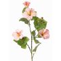 Künstlicher Zweig Hibiskus TELSIMA mit Blüten, hellrosa, 80cm