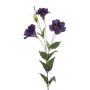 Kunst Lisianthus IRONA, dunkelviolett, 80cm