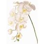 Künstlicher Blumenzweig Phalaenopsis Orchidee WESA, weiß, 90cm, Ø11-12,5cm