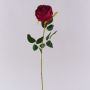 Plastik Blume Rose CHERLEN, rot, 65cm, Ø10cm