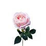 Plastik Blume Rose CHERLEN, zartrosa, 65cm, Ø10cm