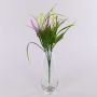 Kunst Blumenstrauß SIVIKELO, Maiglöckchen, Lavendel, Steckstab, violett-weiß, 40cm