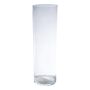 Bodenvase Zylinder SANSA EARTH, klar, 50cm, Ø15cm