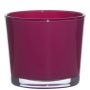 Glasübertopf ALENA, magenta, 12,5cm, Ø14,5cm