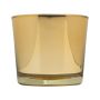 Glasübertopf ALENA SHINY, gold glänzend, 12,5cm, Ø14,5cm