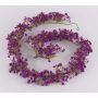 Kunst Girlande Gypsophilia LITAGO, violett, 180cm
